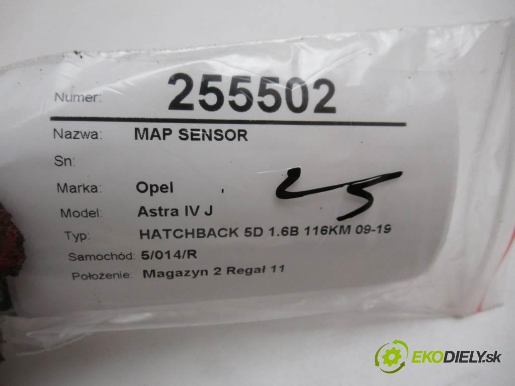 Opel Astra IV J  2010 85KW HATCHBACK 5D 1.6B 116KM 09-19 1600 MAP senzor 0261230146 12591290  (Ostatné)