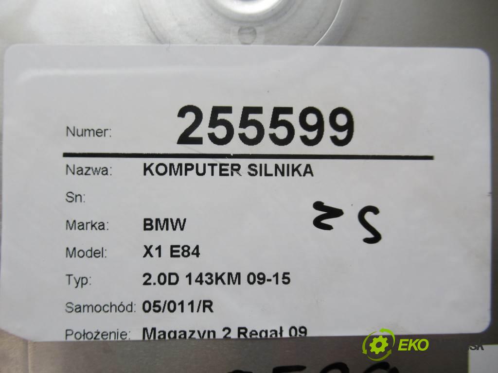 BMW X1 E84  2012 105KW 2.0D 143KM 09-15 2000 riadiaca jednotka Motor 8512499 0281017551 (Riadiace jednotky)