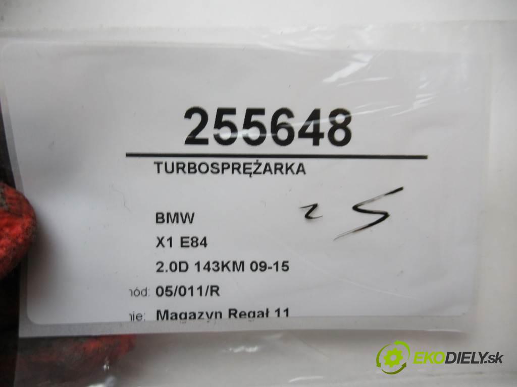 BMW X1 E84  2012 105KW 2.0D 143KM 09-15 2000 Turbodúchadlo,turbo 781018902 (Turbodúchadlá (kompletné))