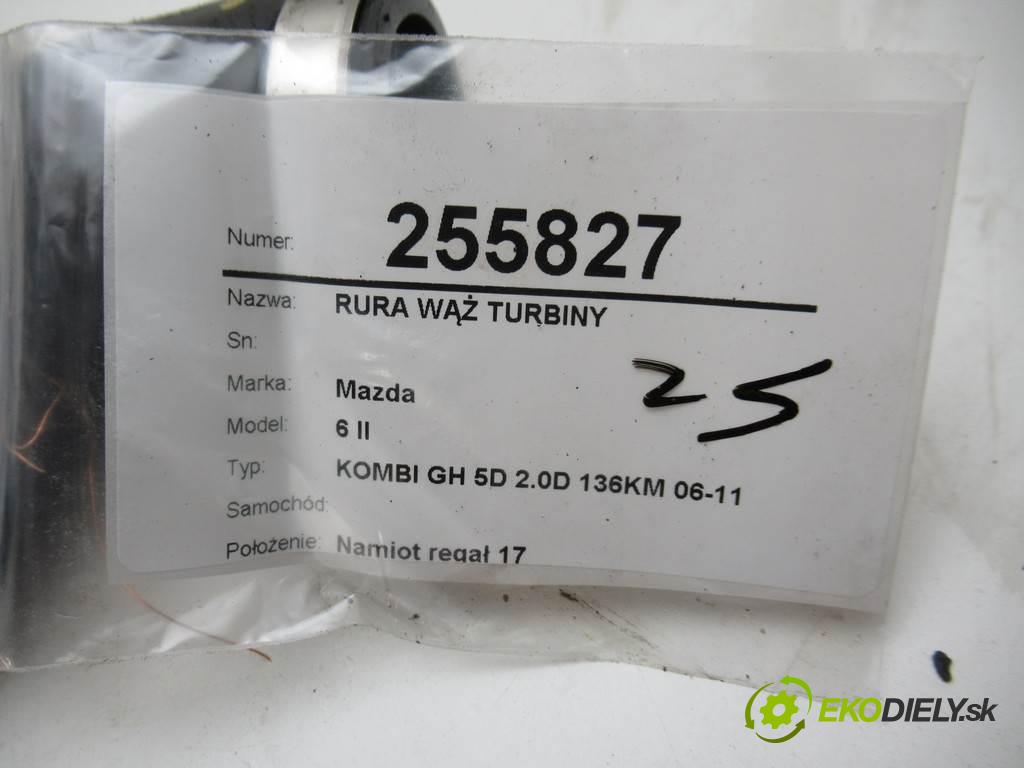 Mazda 6 II    KOMBI GH 5D 2.0D 136KM 06-11  Rúra hadice turba  (Hadice intercoolera)