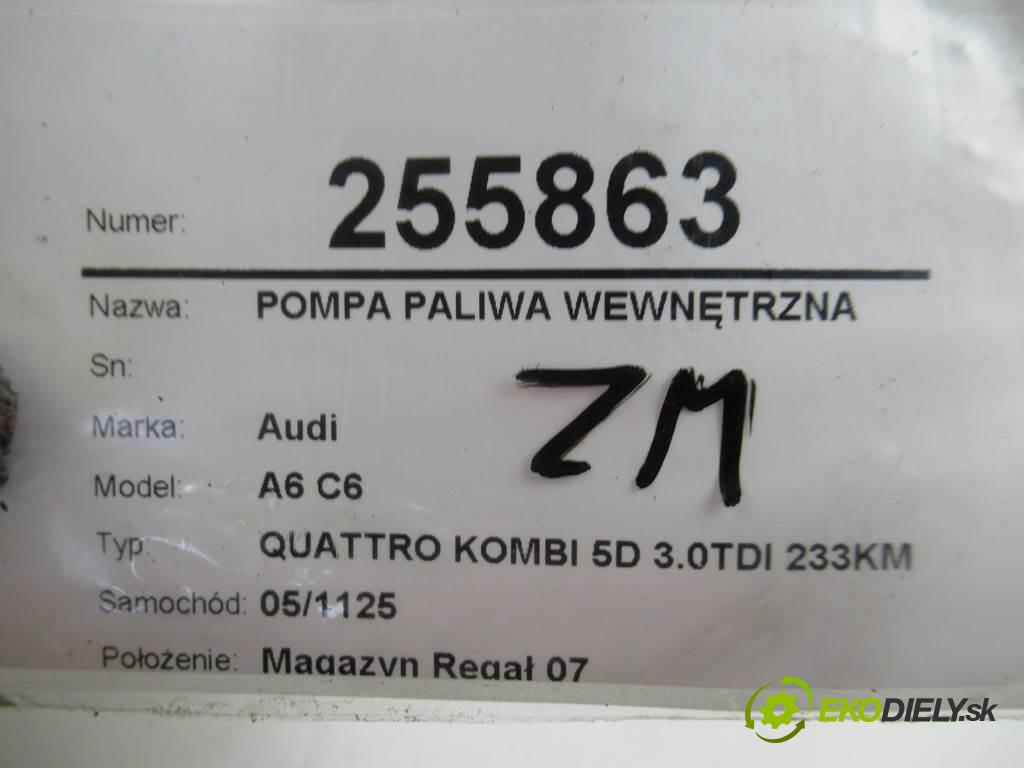 Audi A6 C6  2006 171 kW QUATTRO KOMBI 5D 3.0TDI 233KM 04-08 3000 Pumpa paliva vnútorná 4F0919088Q (Palivové pumpy, čerpadlá, plaváky)