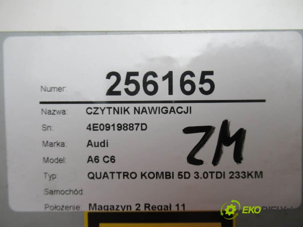 Audi A6 C6    QUATTRO KOMBI 5D 3.0TDI 233KM 04-08  CZYTNIK navigácie 4E0919887D (Ostatné)