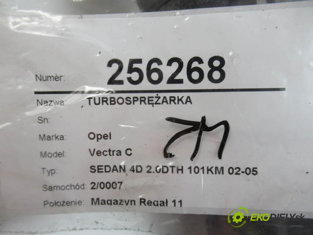 Opel Vectra C  2002 74 kW SEDAN 4D 2.0DTH 101KM 02-05 2000 Turbodúchadlo,turbo 24461826 (Turbodúchadlá (kompletné))