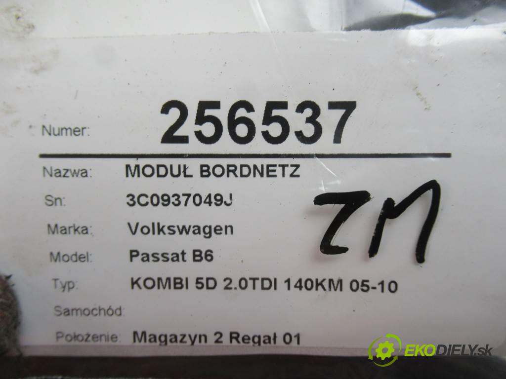Volkswagen Passat B6    KOMBI 5D 2.0TDI 140KM 05-10  Modul BORDNETZ 3C0937049J (Ostatné)