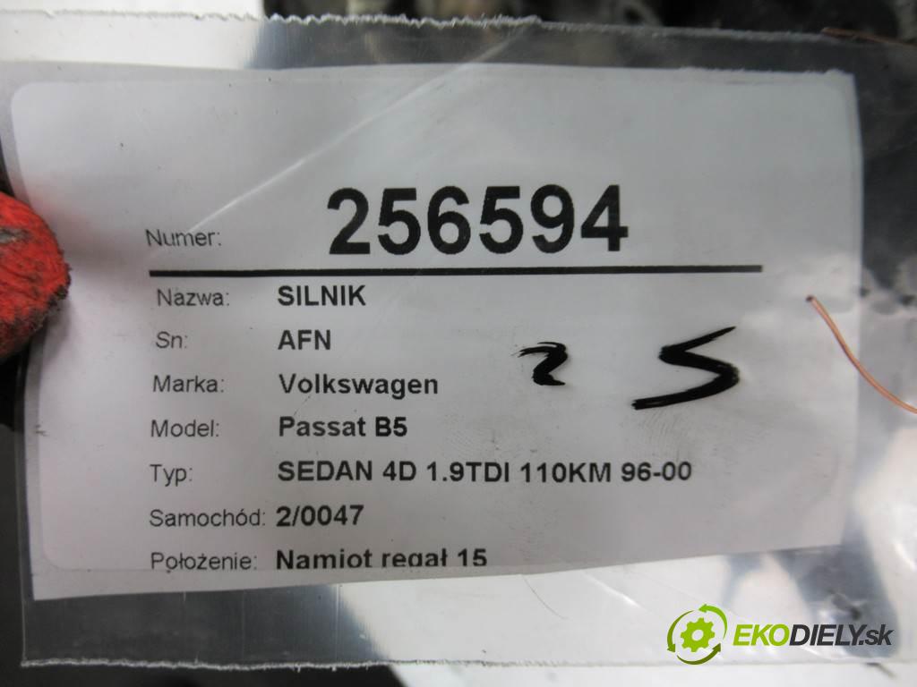 Volkswagen Passat B5  1997 81 kW SEDAN 4D 1.9TDI 110KM 96-00 1900 Motor AFN (Motory (kompletné))