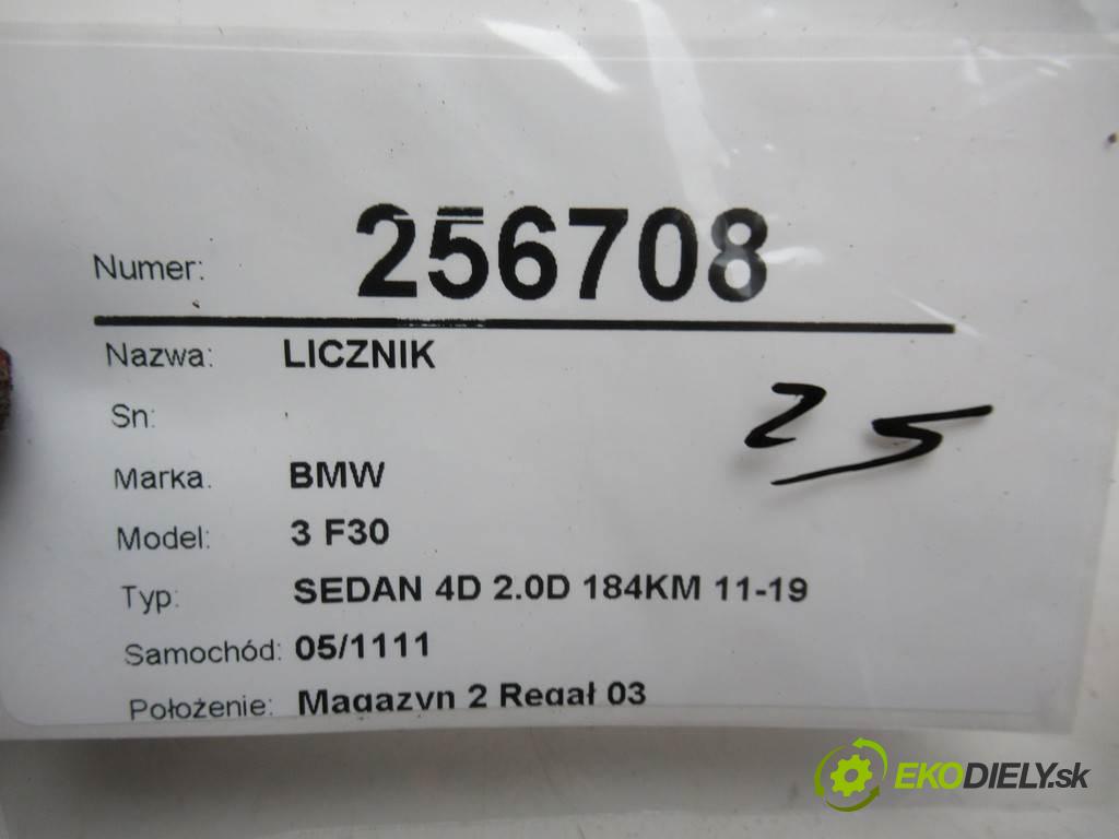 BMW 3 F30  2015 135 kW SEDAN 4D 2.0D 184KM 11-19 2000 Prístrojovka 176494 11 (Prístrojové dosky, displeje)