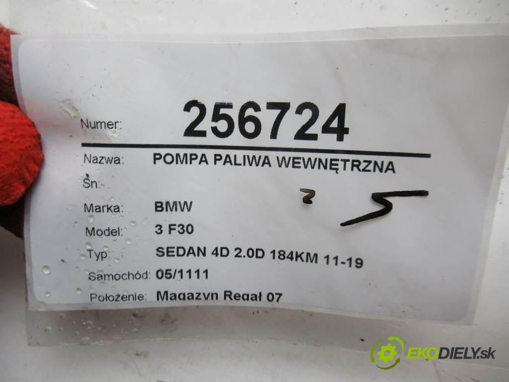 BMW 3 F30  2015 135 kW SEDAN 4D 2.0D 184KM 11-19 2000 pumpa paliva vnitřní  (Palivové pumpy, čerpadla)