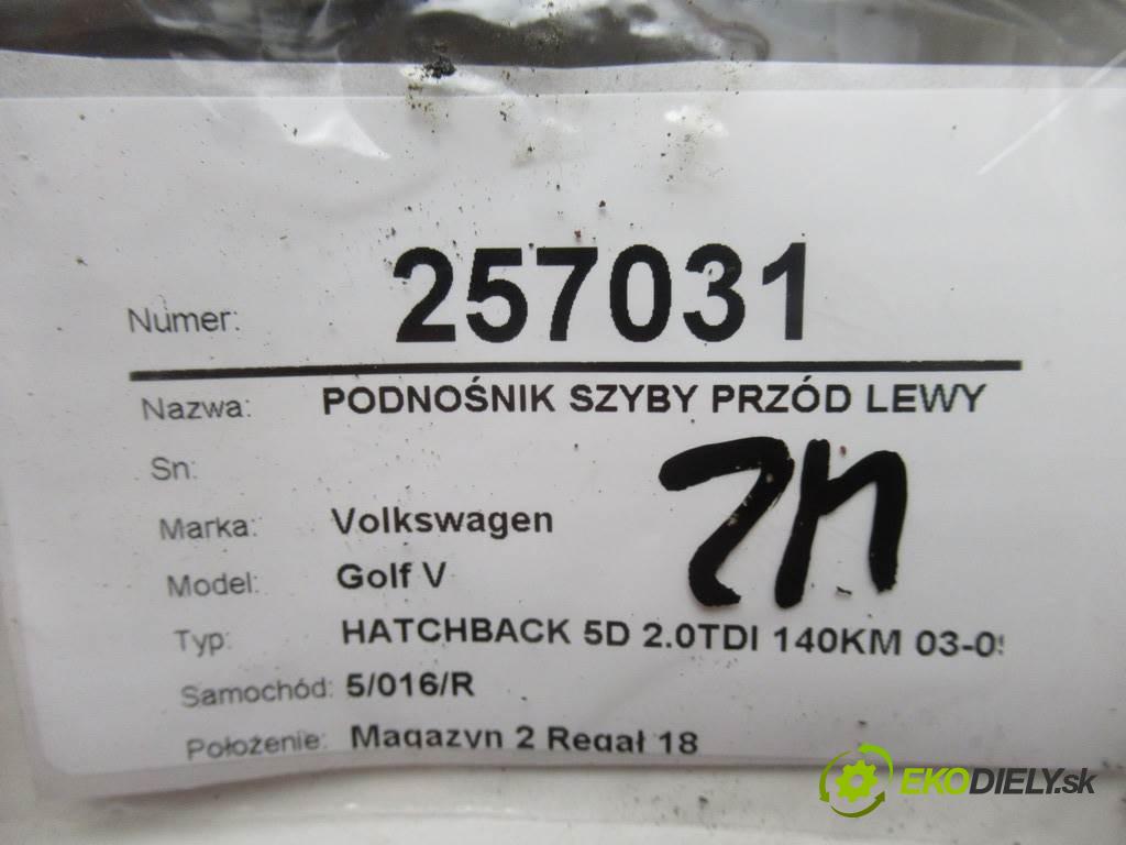 Volkswagen Golf V  2005 103kw HATCHBACK 5D 2.0TDI 140KM 03-09 1900 mechanismus okna přední část levý 1K4837401E