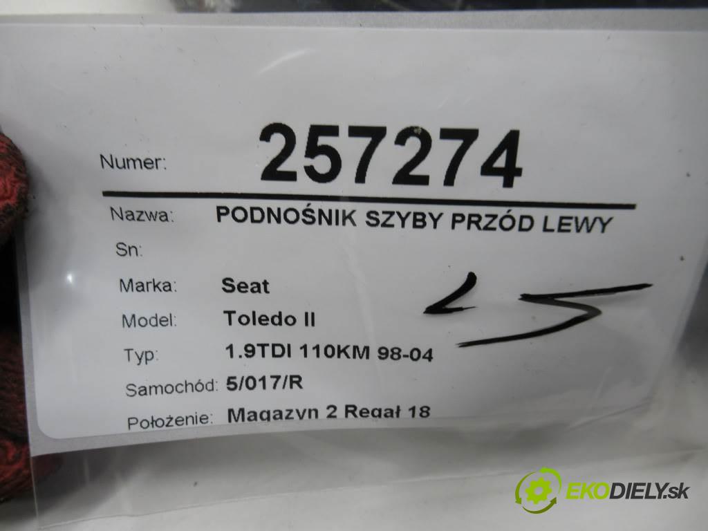 Seat Toledo II  2001 81 kW 1.9TDI 110KM 98-04 1900 Mechanizmus okna predný ľavy 1M1837729H (Predné ľavé)