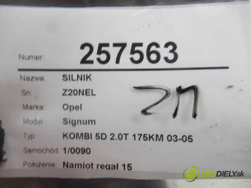Opel Signum  2002 129 kW KOMBI 5D 2.0T 175KM 03-05 2000 Motor Z20NEL (Motory (kompletné))