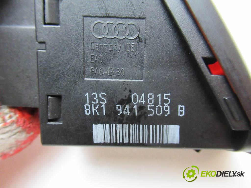 Audi A5 8T LIFT    SEDAN 4D 2.0TFSI 224KM 11-16  Spínač svetiel výstražných (núdzových) 8K1941509B (Prepínače, spínače, tlačidlá a ovládače kúrenia)