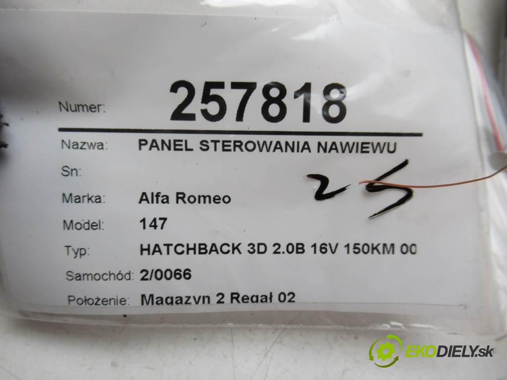 Alfa Romeo 147  2000 110kw HATCHBACK 3D 2.0B 16V 150KM 00-10 2000 Panel ovládania kúrenia 46799632 (Prepínače, spínače, tlačidlá a ovládače kúrenia)