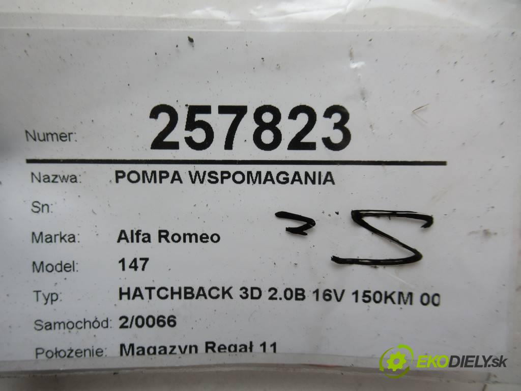 Alfa Romeo 147  2000 110kw HATCHBACK 3D 2.0B 16V 150KM 00-10 2000 pumpa servočerpadlo 46763561 (Servočerpadlá, pumpy řízení)