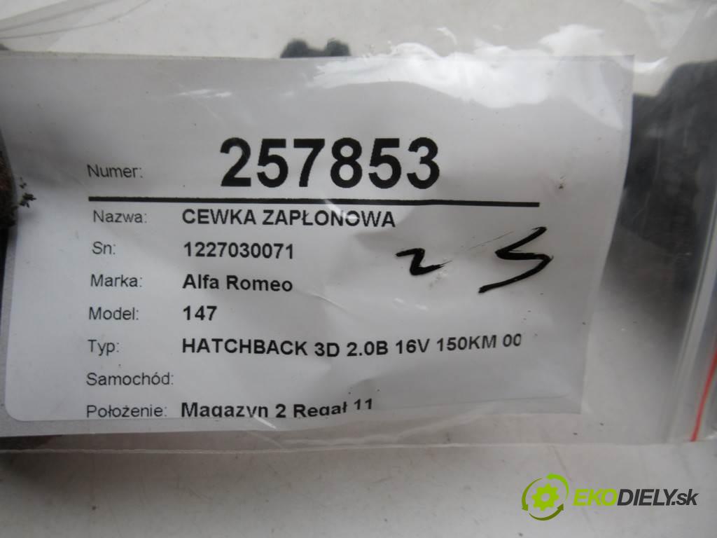 Alfa Romeo 147    HATCHBACK 3D 2.0B 16V 150KM 00-10  Cievka zapaľovacia 1227030071 (Zapaľovacie cievky, moduly)