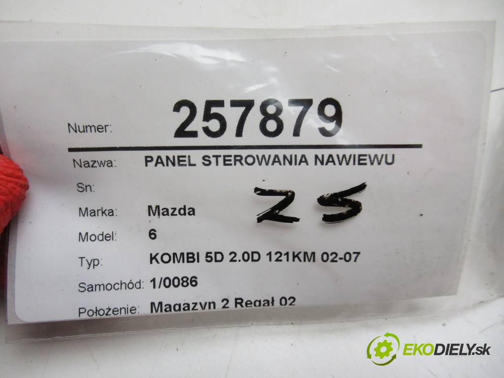 Mazda 6  2004  KOMBI 5D 2.0D 121KM 02-07 2000 Panel ovládania kúrenia  (Prepínače, spínače, tlačidlá a ovládače kúrenia)