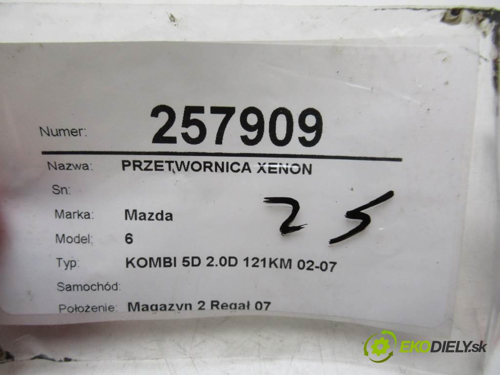 Mazda 6    KOMBI 5D 2.0D 121KM 02-07  Menič XENON 1307329086 (Riadiace jednotky xenónu)