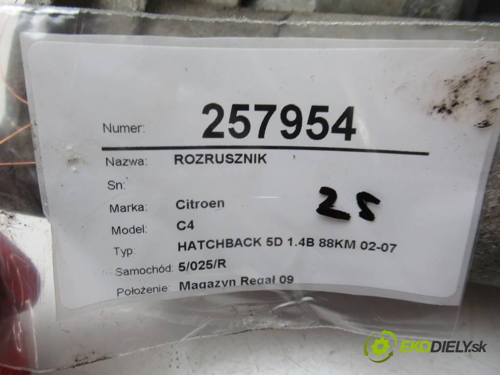Citroen C4  2007 65 kW HATCHBACK 5D 1.4B 88KM 04-10 1400 Štartér 9647982880 (Štartéry)