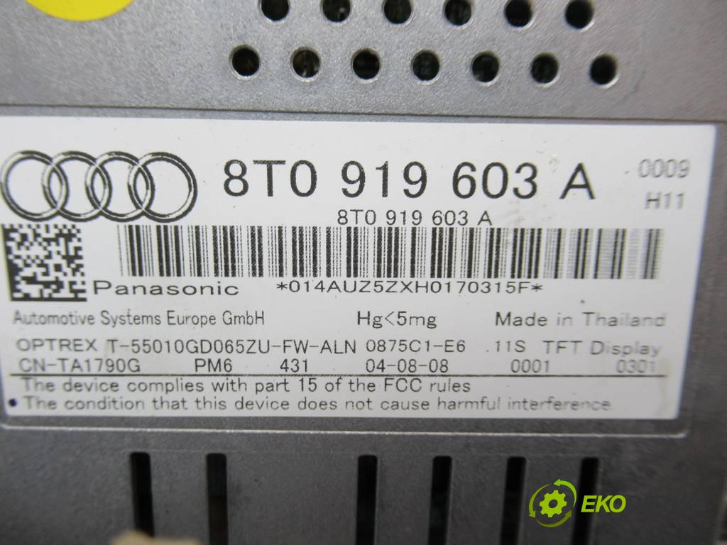 Audi A4 B8  2008 105 kW SEDAN 4D 2.0TDI 143KM 08-15 2000 Dislpej 8T0919603A (Prístrojové dosky, displeje)