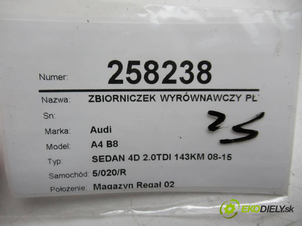 Audi A4 B8  2008 105 kW SEDAN 4D 2.0TDI 143KM 08-15 2000 Nádržka vyrovnávacia (kvapaliny) chladiaceho 8K0121403G (Vyrovnávacie nádržky kvapaliny)