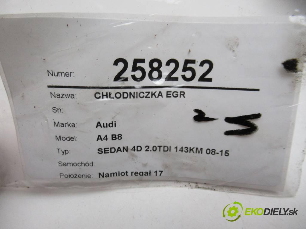 Audi A4 B8    SEDAN 4D 2.0TDI 143KM 08-15  Chladič EGR 03L131512AB (EGR ventily)