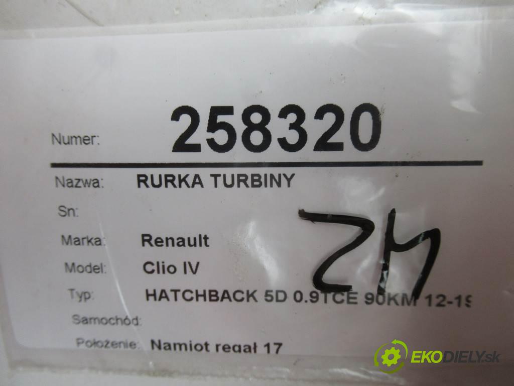 Renault Clio IV    HATCHBACK 5D 0.9TCE 90KM 12-19  rúrka turba  (Hadice)