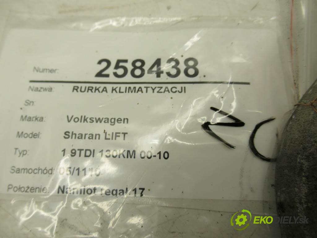 Volkswagen Sharan LIFT  2003 96 kW 1.9TDI 130KM 00-10 1900 rúrka klimatizácie  (Rúrky klimatizácie)