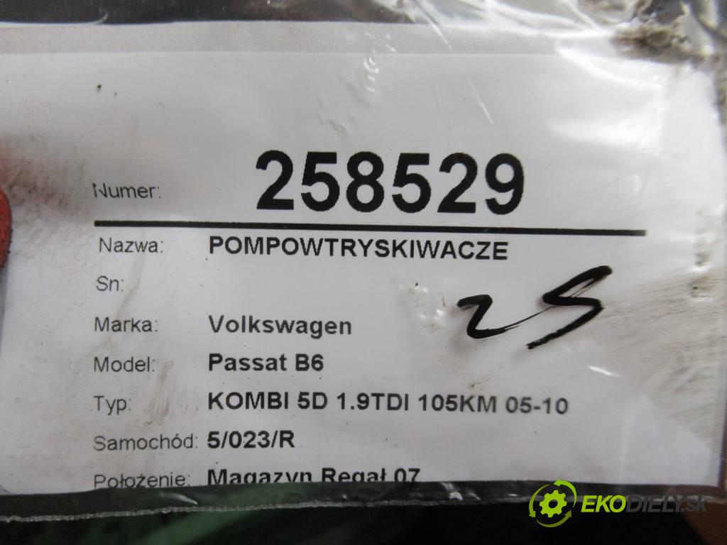 Volkswagen Passat B6 kvalita A - 4 kusy 1.9TDI 77kW bls 5D černá barva (l041) 2007 2005-2010