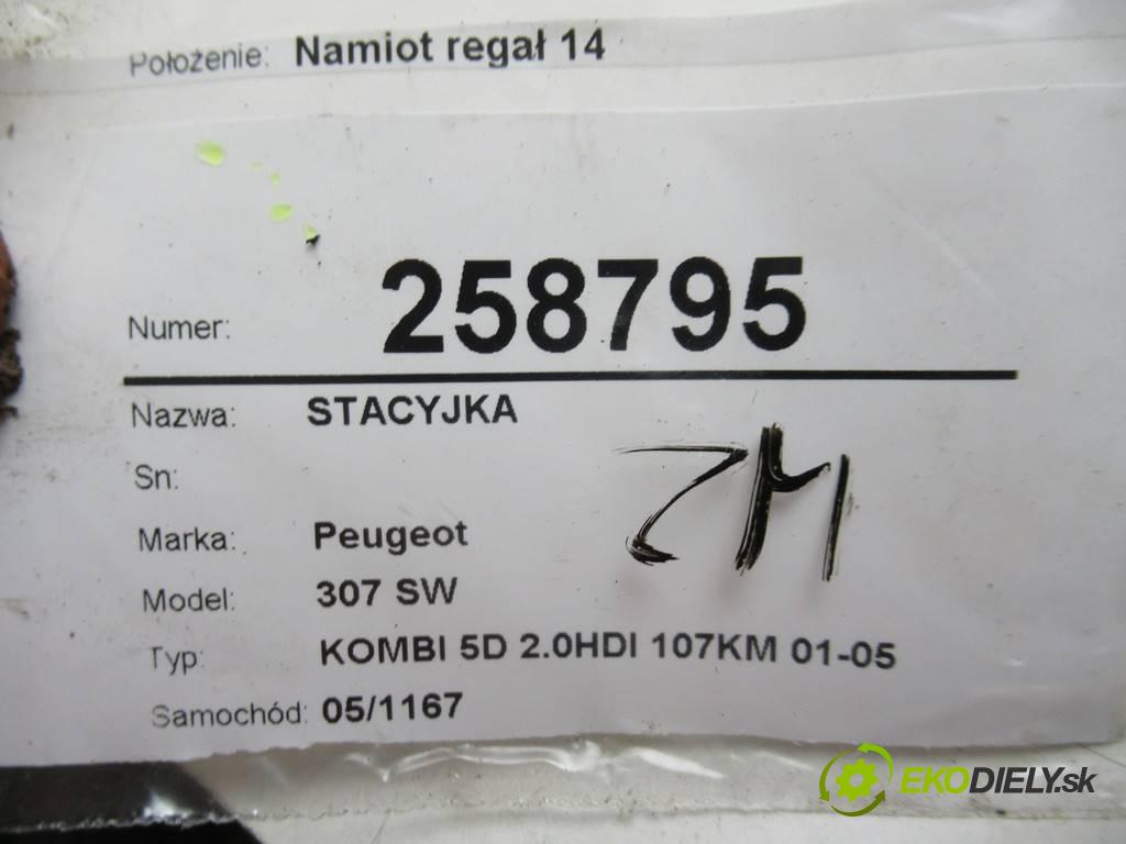 Peugeot 307 SW  2003 79 kW KOMBI 5D 2.0HDI 107KM 01-05 2000 spínačka 9648445180 (Spínací skříňky a klíče)
