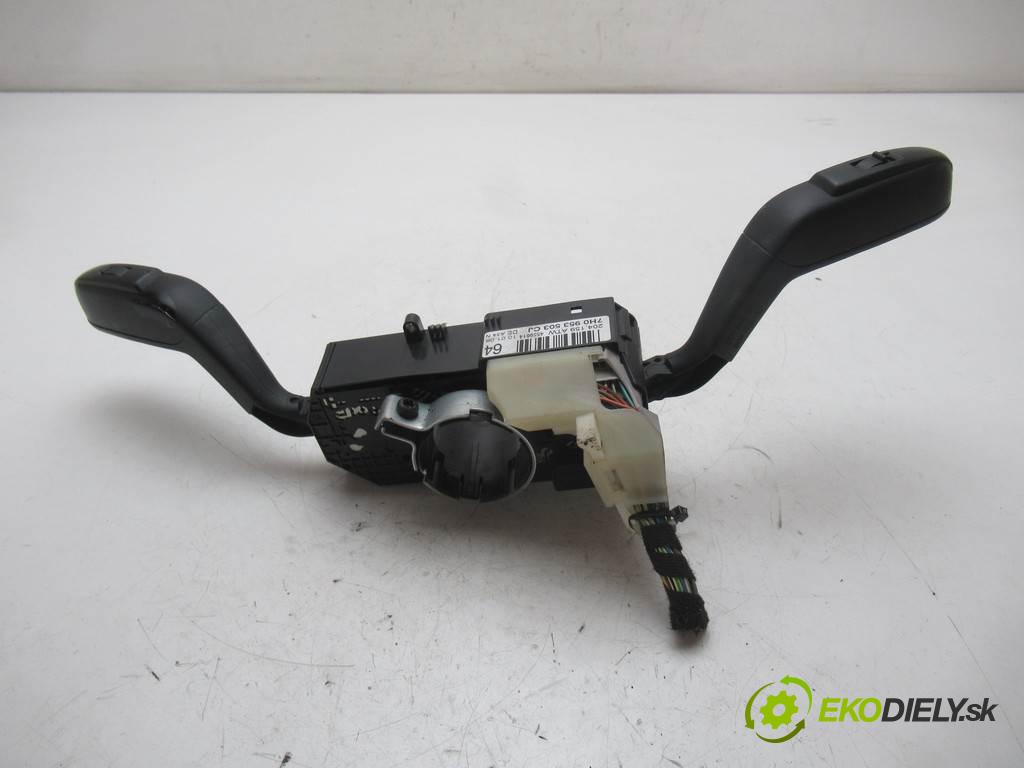 Skoda Fabia II  2008 63 kW HATCHBACK 5D 1.4B 86KM 07-14 1400 Prepínač kombinovaný 7H0953503CJ (Prepínače, spínače, tlačidlá a ovládače kúrenia)