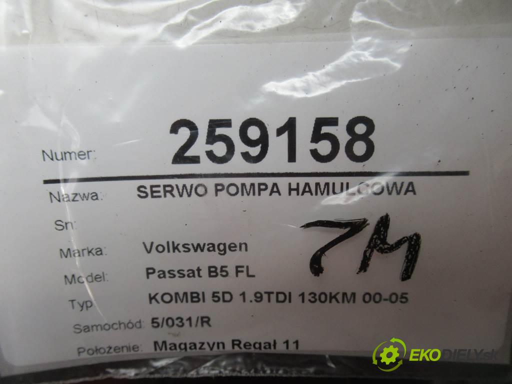 Volkswagen Passat B5 FL  2001 96 kW KOMBI 5D 1.9TDI 130KM 00-05 1900 posilovač pumpa brzdová 4B3612105A (Posilovače brzd)