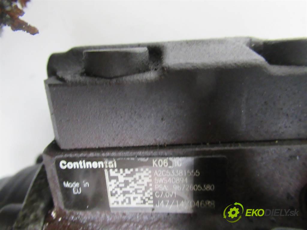 Peugeot Partner III  2011 82 kW 1.6HDI 111KM 08-15 1600 Pumpa vstrekovacia 9672605380 (Vstrekovacie čerpadlá)