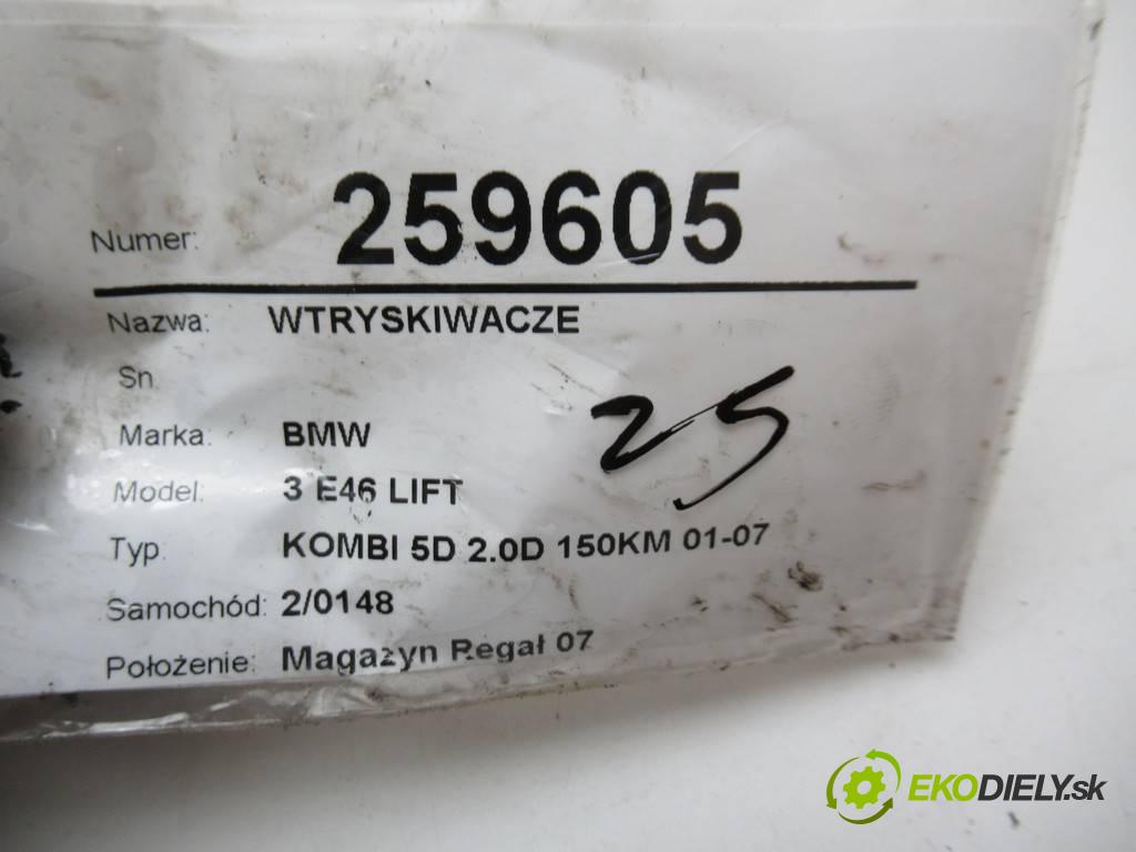 BMW 3 E46 LIFT  2003 110 kW KOMBI 5D 2.0D 150KM 01-07 2000 Vstrekovacie ventily 7788609 (Vstrekovacie ventily)