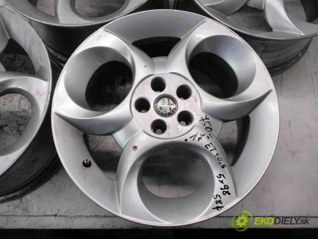 Alfa Romeo 147    17 7J 5X98 ET40,5  disky hliníkové - 17  (Hliníkové)
