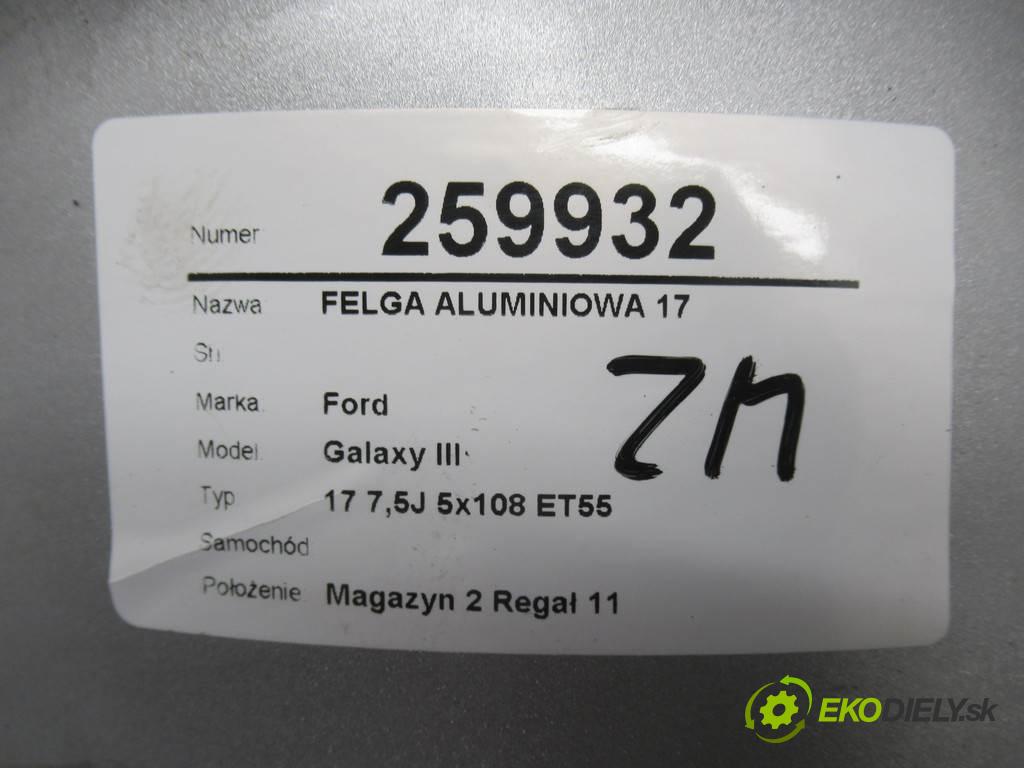 Ford Galaxy III    17 7,5J 5x108 ET55  disk - 17  (Hliníkové)