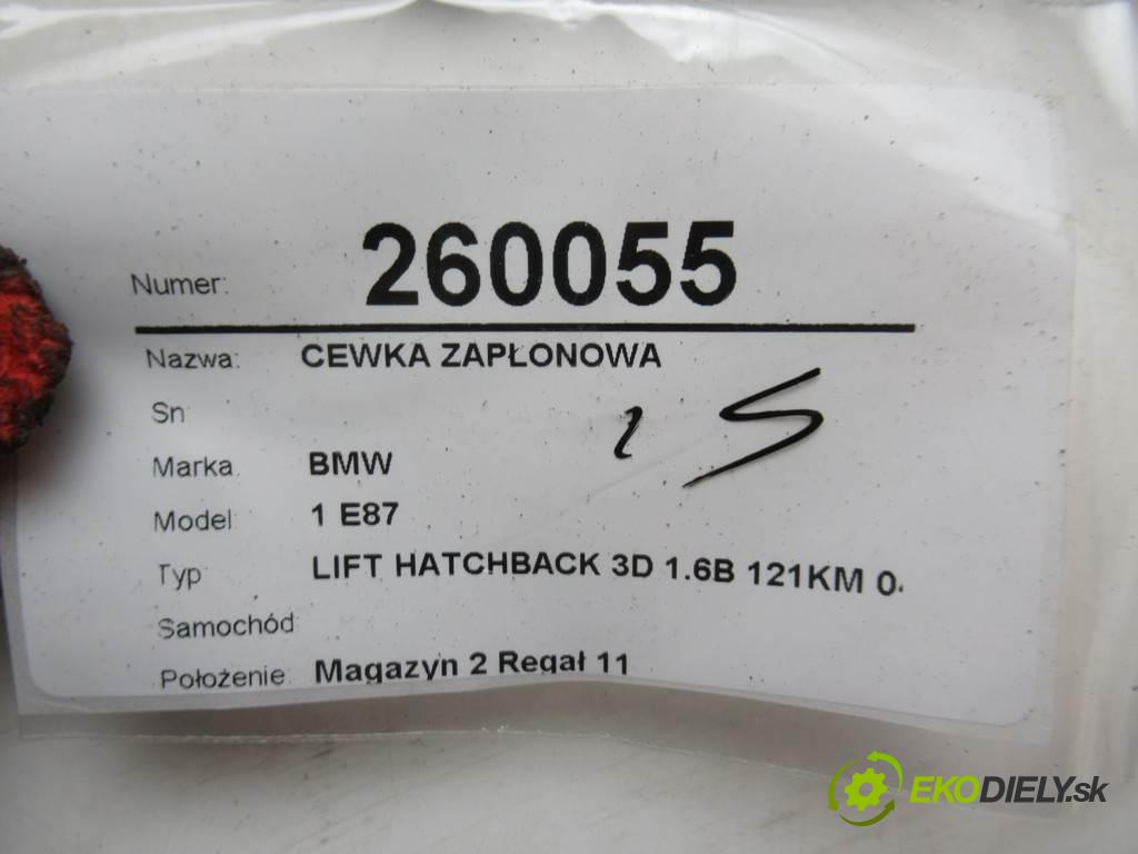 BMW 1 E87    LIFT HATCHBACK 3D 1.6B 121KM 04-11  Cievka zapaľovacia  (Zapaľovacie cievky, moduly)