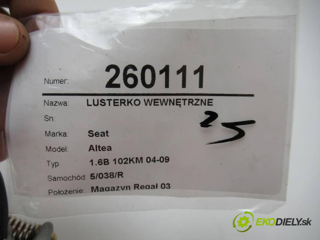 Seat Altea  2005 75 kW 1.6B 102KM 04-09 1600 zpětné zrcátko vnitřní 5P0857511 (Světla vnitřní)