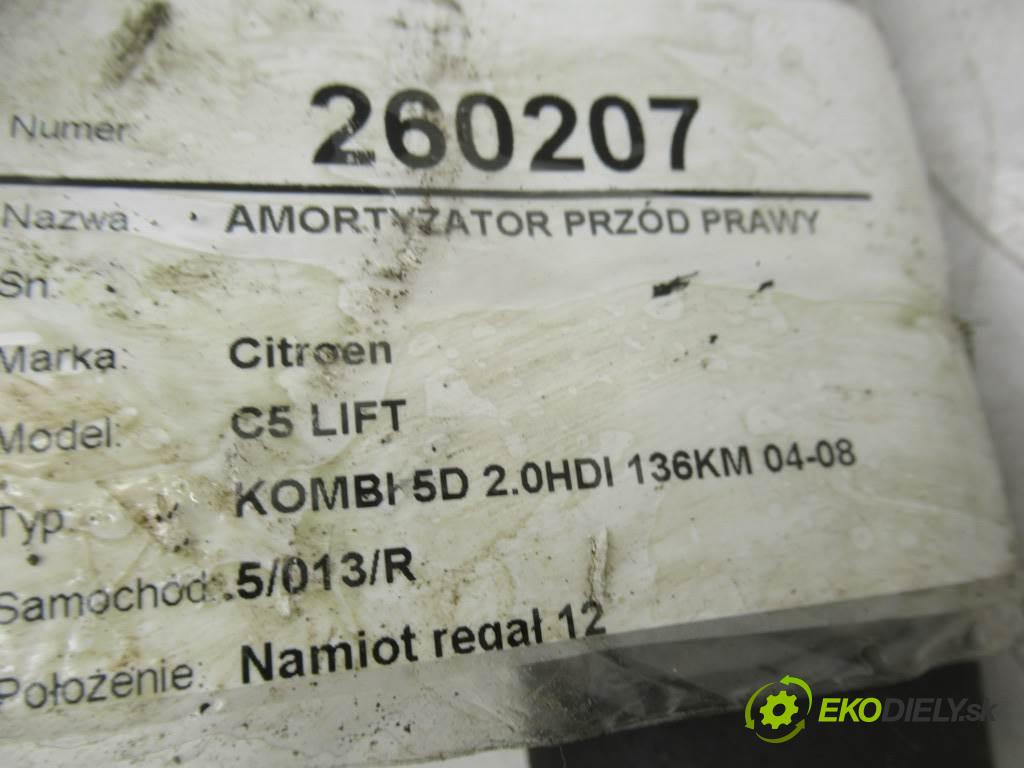 Citroen C5 LIFT  2006 100 kW KOMBI 5D 2.0HDI 136KM 04-08 2000 tlumič přední část pravý