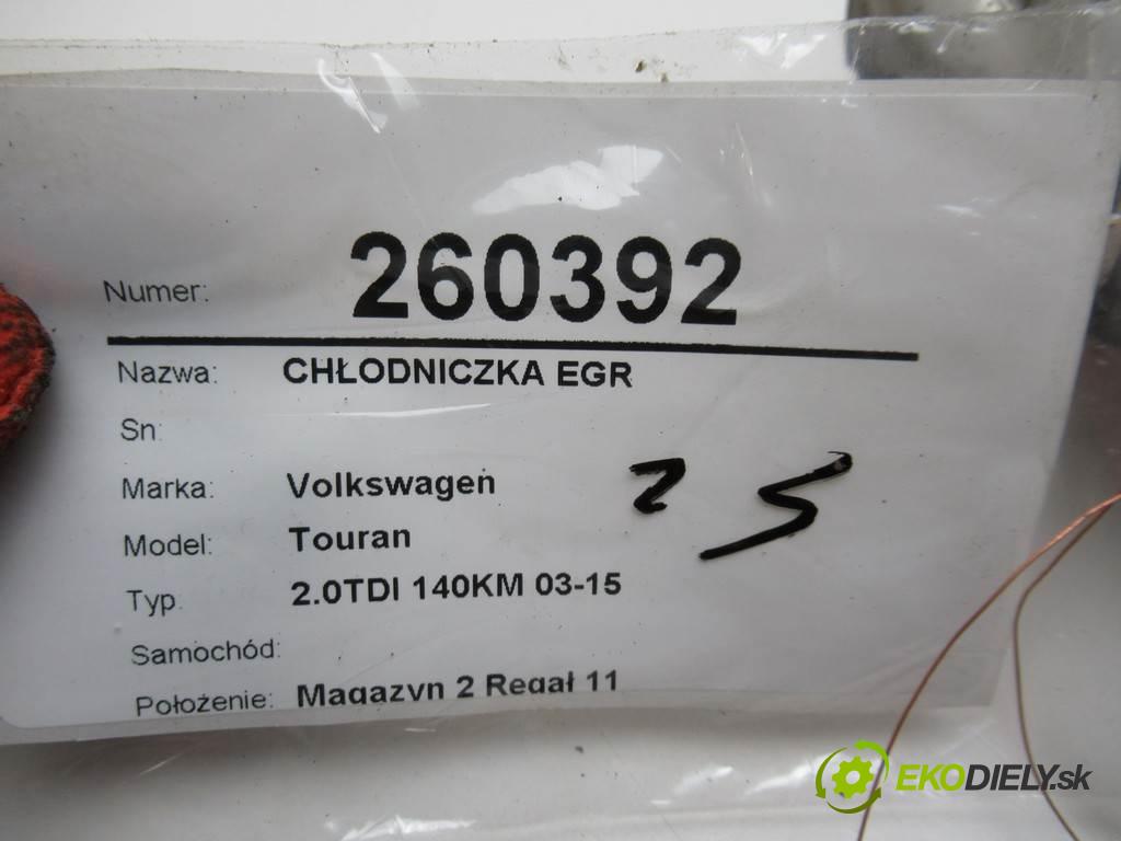 Volkswagen Touran    2.0TDI 140KM 03-15  Chladič EGR 03G131513J (EGR ventily)