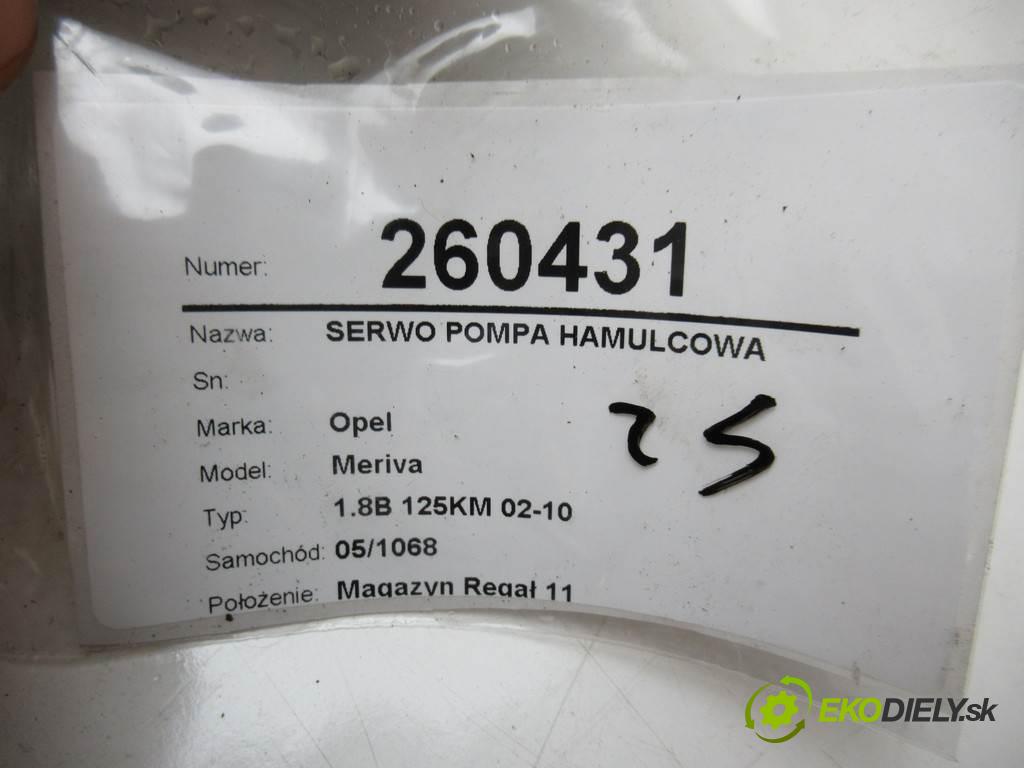 Opel Meriva  2003 125KM 1.8B 125KM 02-10 1800 Posilovač Pumpa brzdová  (Posilňovače bŕzd)