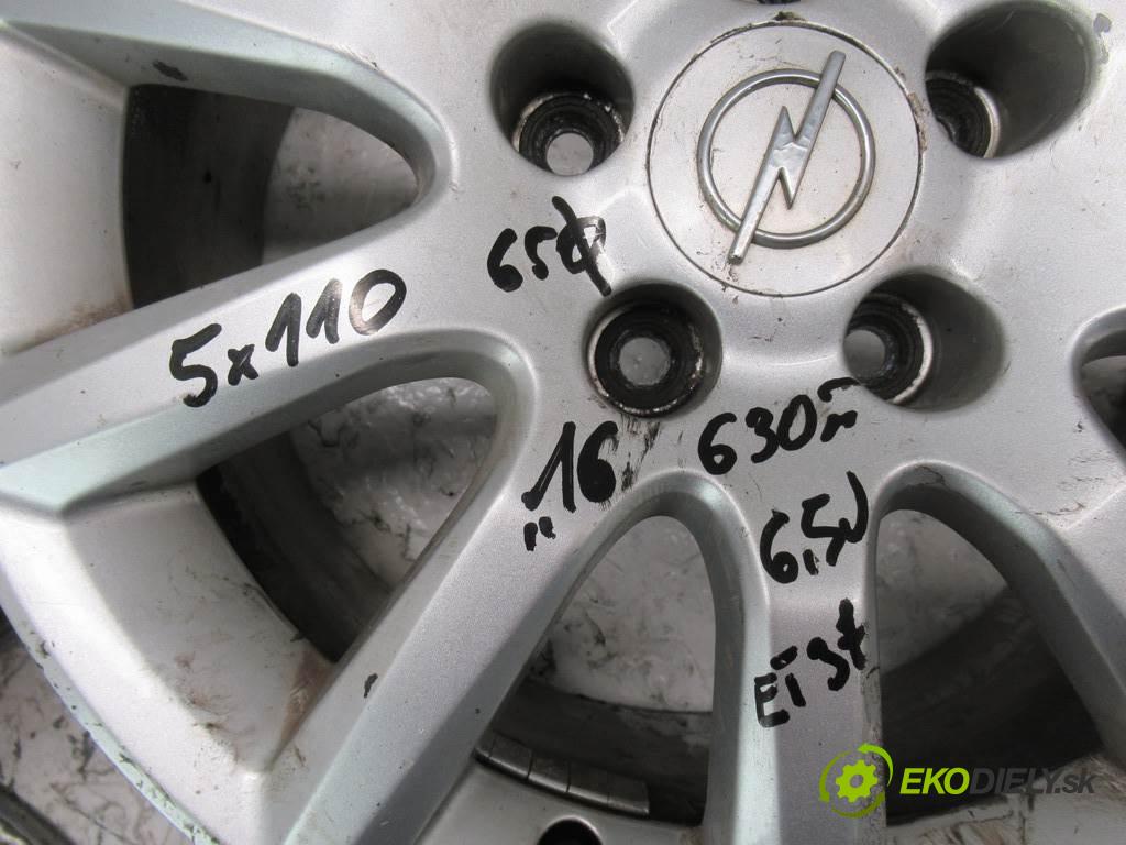 Opel Astra H    16 6,5J 5X110 ET37  disky hliníkové - 16  (Hliníkové)