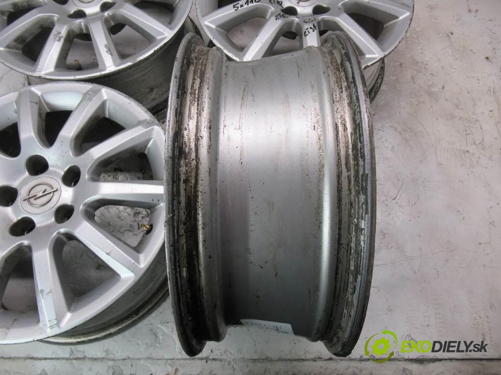 Opel Astra H    16 6,5J 5X110 ET37  disky hliníkové - 16  (Hliníkové)