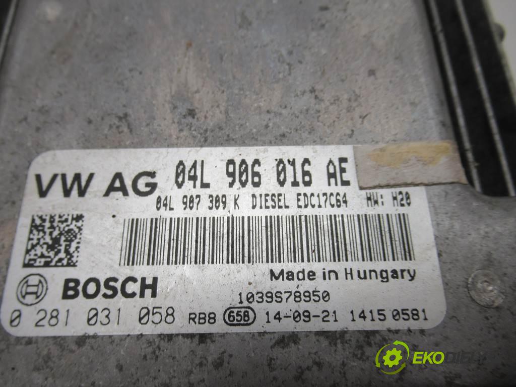 Volkswagen Passat B7  2015 110 kW USA SEDAN 4D 2.0TDI 150KM 11-18 2000 riadiaca jednotka Motor 04L906016AE 0281031058 (Riadiace jednotky)