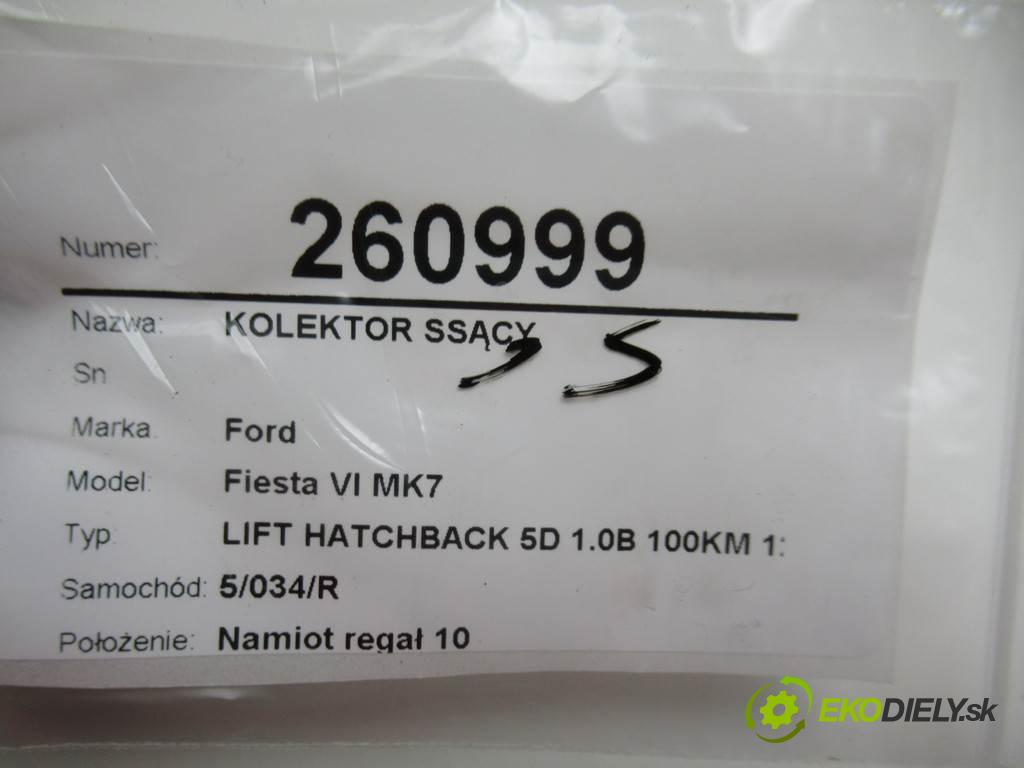 Ford Fiesta VI MK7  2013 74 kW LIFT HATCHBACK 5D 1.0B 100KM 12-17 1000 Potrubie sacie, sanie 1047092S01 (Sacie potrubia)