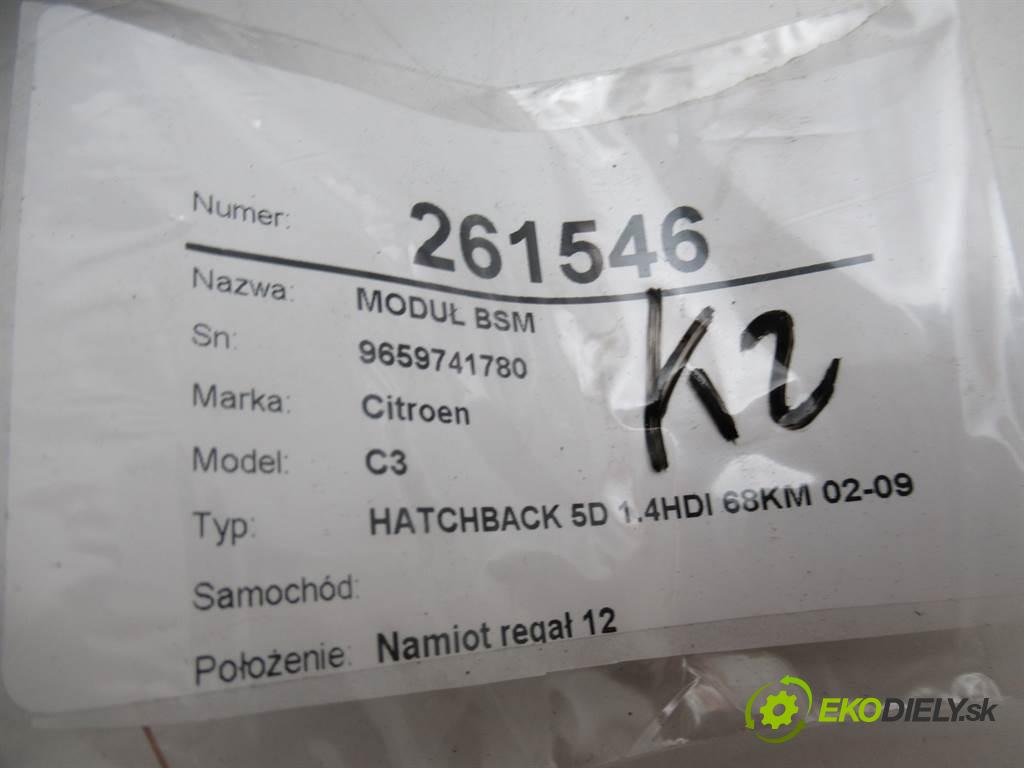 Citroen C3    HATCHBACK 5D 1.4HDI 68KM 02-09  Modul BSM 9659741780 (Ostatné)