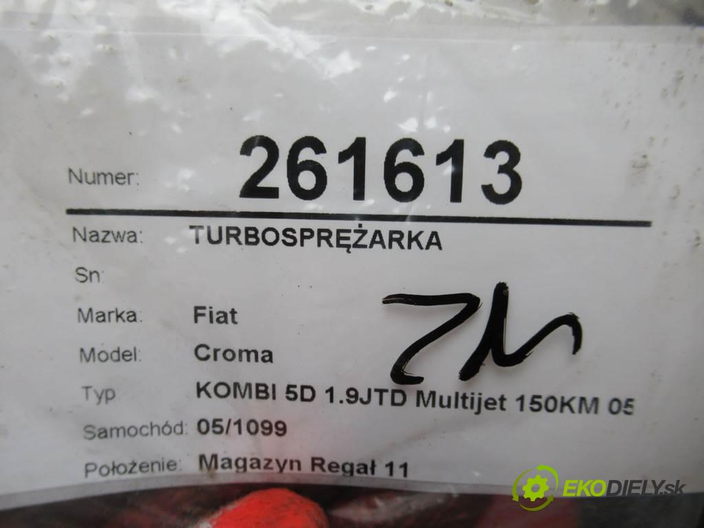 Fiat Croma  2006 110 kW KOMBI 5D 1.9JTD Multijet 150KM 05-11 1900 turbo 55196766 (Turbodúchadla (kompletní))