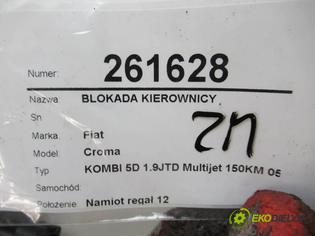 Fiat Croma    KOMBI 5D 1.9JTD Multijet 150KM 05-11  blokáda volantu 00517205180 (Ostatné)