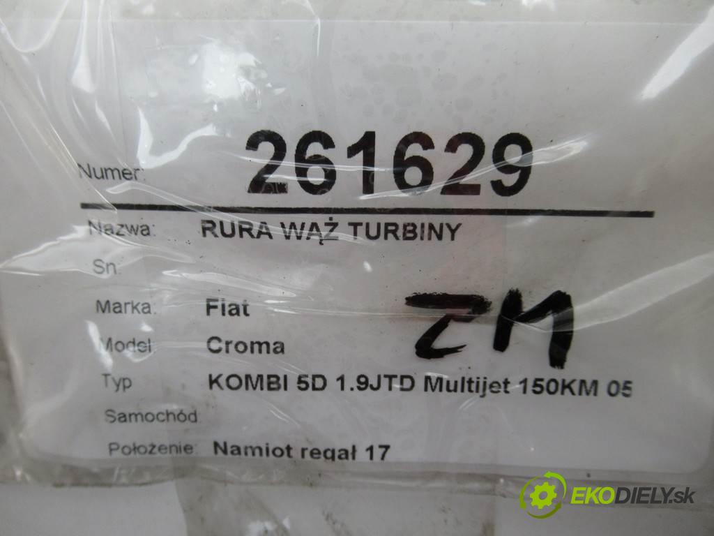 Fiat Croma    KOMBI 5D 1.9JTD Multijet 150KM 05-11  Rúra hadice turba 51756785 (Hadice intercoolera)