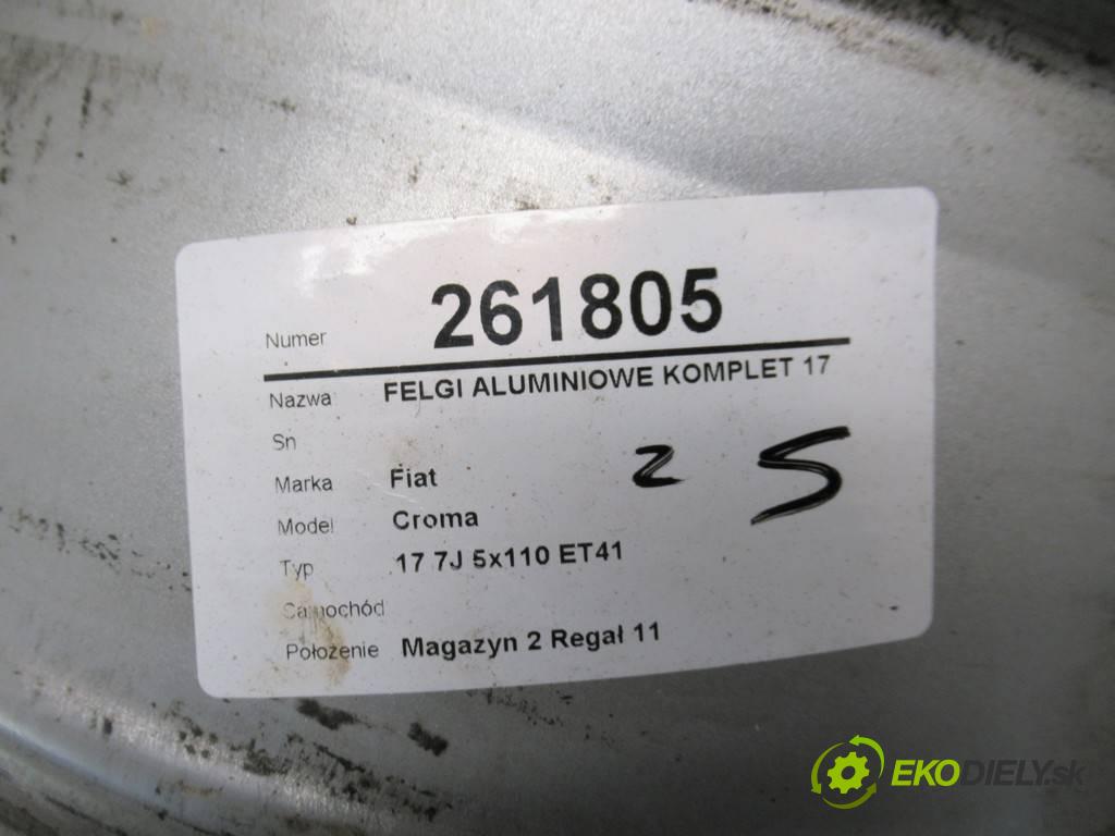 Fiat Croma    17 7J 5x110 ET41  disky hlinikové - 17  (Hliníkové)