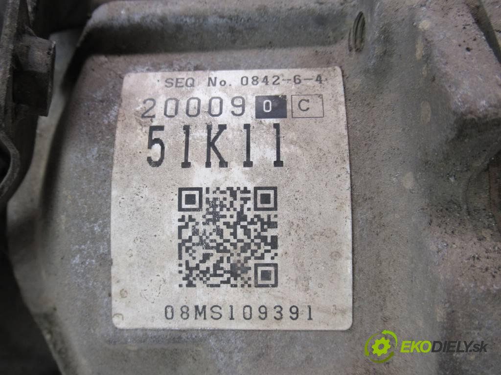 Suzuki Splash  2009 63 kW HATCHBACK 5D 1.2B 16V 86KM 08-14 1200 Prevodovka - 51K11 (Prevodovky)