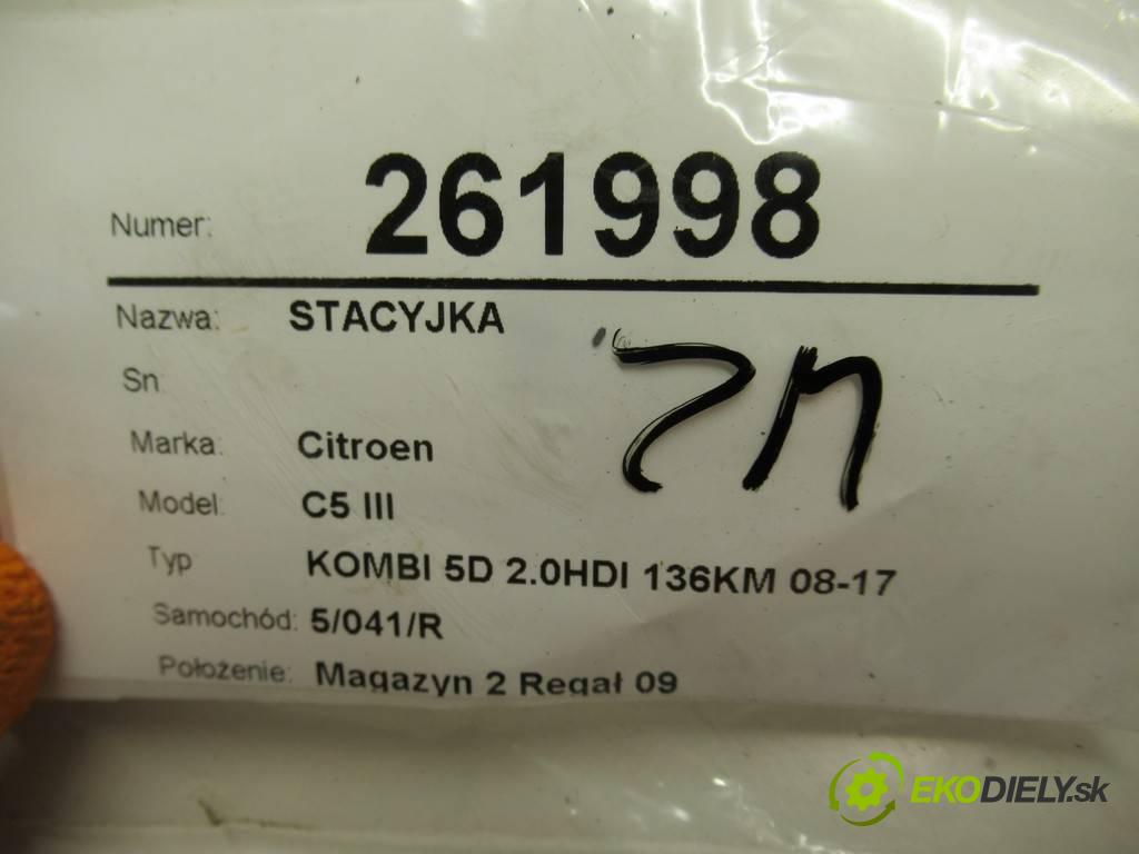 Citroen C5 III  2008 100 kW KOMBI 5D 2.0HDI 136KM 08-17 2000 spinačka 36410600 (Spínacie skrinky a kľúče)